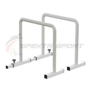 Купить Брусья напольные хайлетсы Spektr Sport цв. белый в Рыбинске 