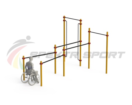 Купить Спортивный комплекс для инвалидов-колясочников WRK-D19_76mm в Рыбинске 