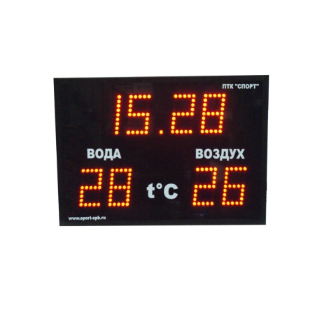 Купить Часы-термометр СТ1.13-2t для бассейна в Рыбинске 