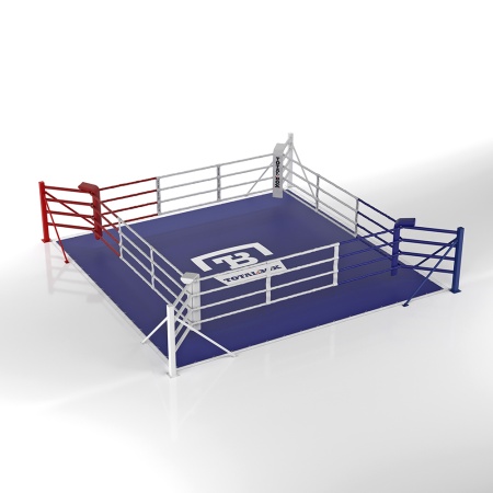 Купить Ринг боксерский напольный Totalbox на упорах 4х4м в Рыбинске 