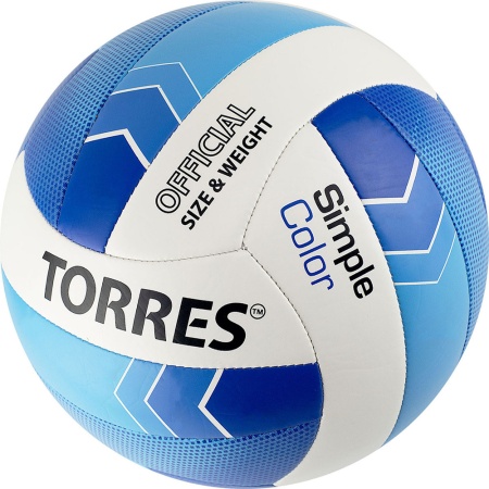 Купить Мяч волейбольный Torres Simple Color любительский р.5 в Рыбинске 